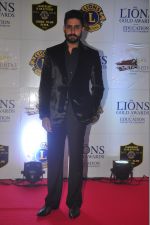 Abhishek Bachchan at the 21st Lions Gold Awards 2015 in Mumbai on 6th Jan 2015